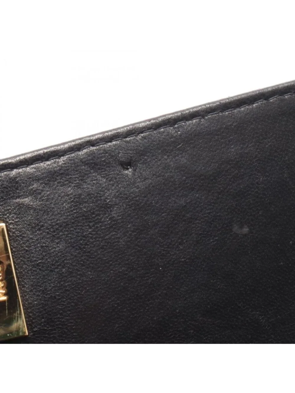 Chanel Shoulder Bag Full Flap Quilted Black Lambskin Chain